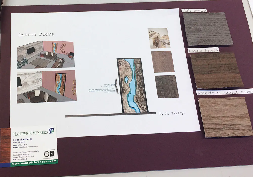 Internal door set design board -2nd place