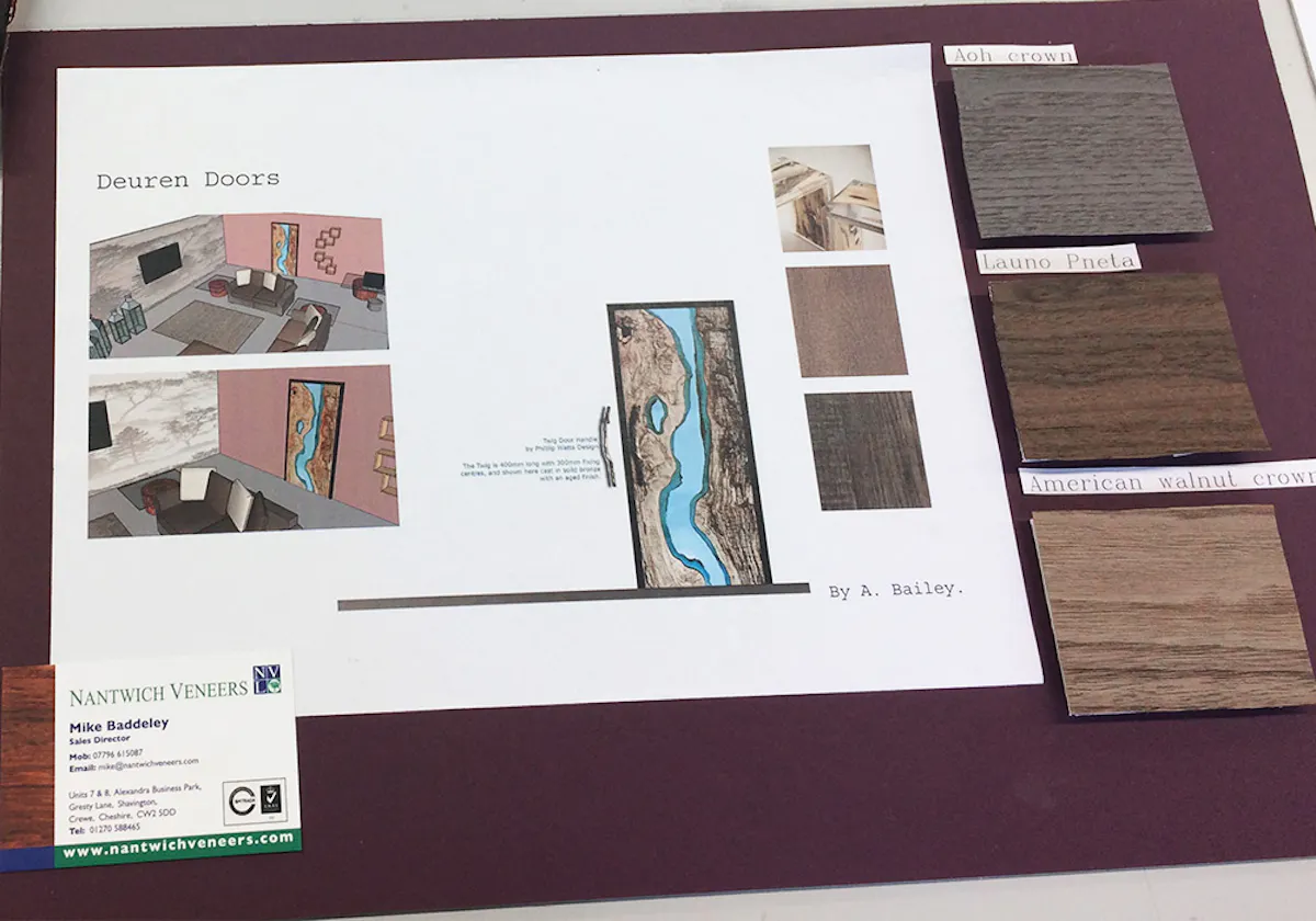 Internal door set design board -2nd place