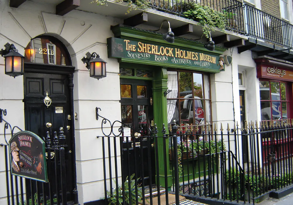 22b Baker street door, London