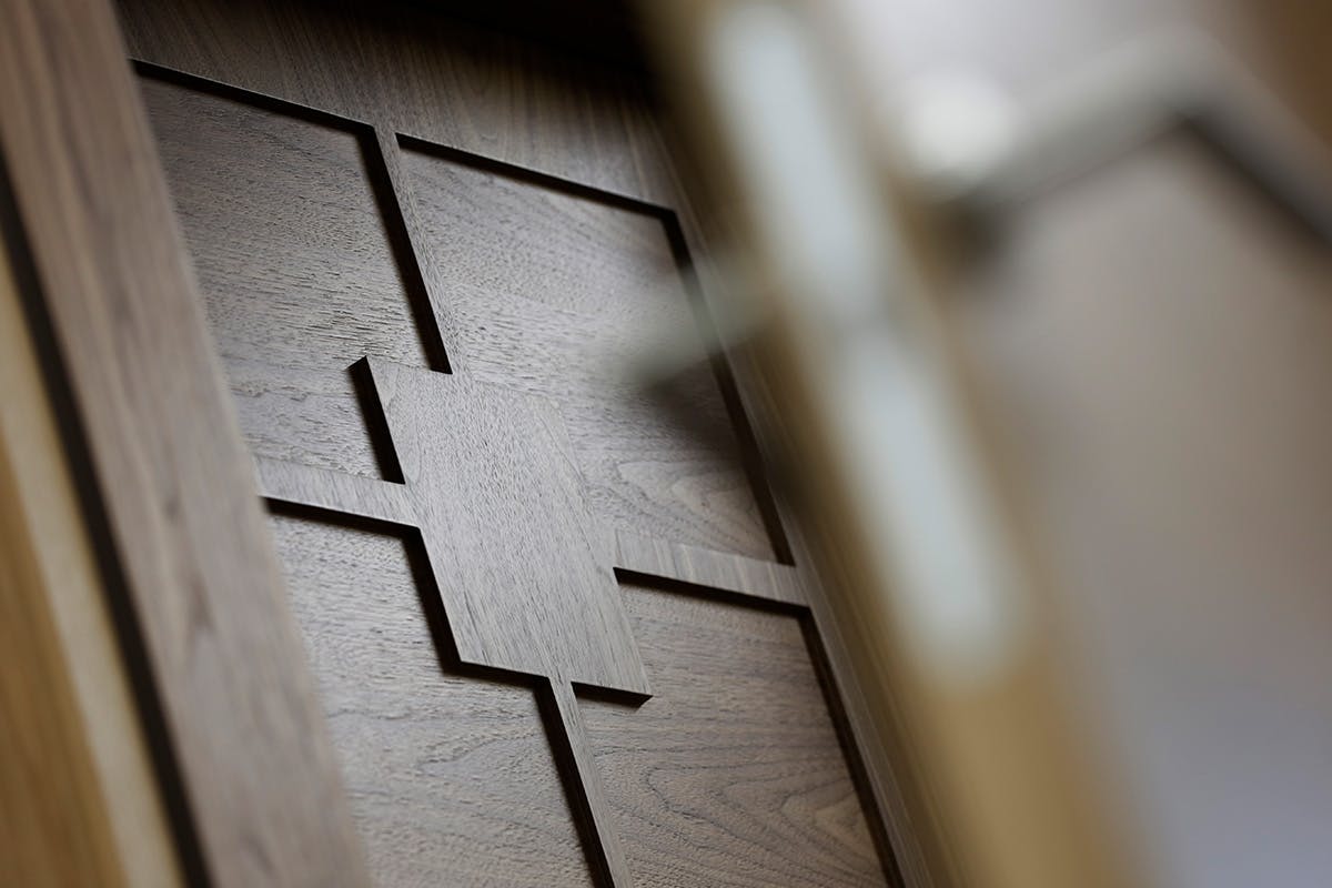 Surface detail of a Deuren door