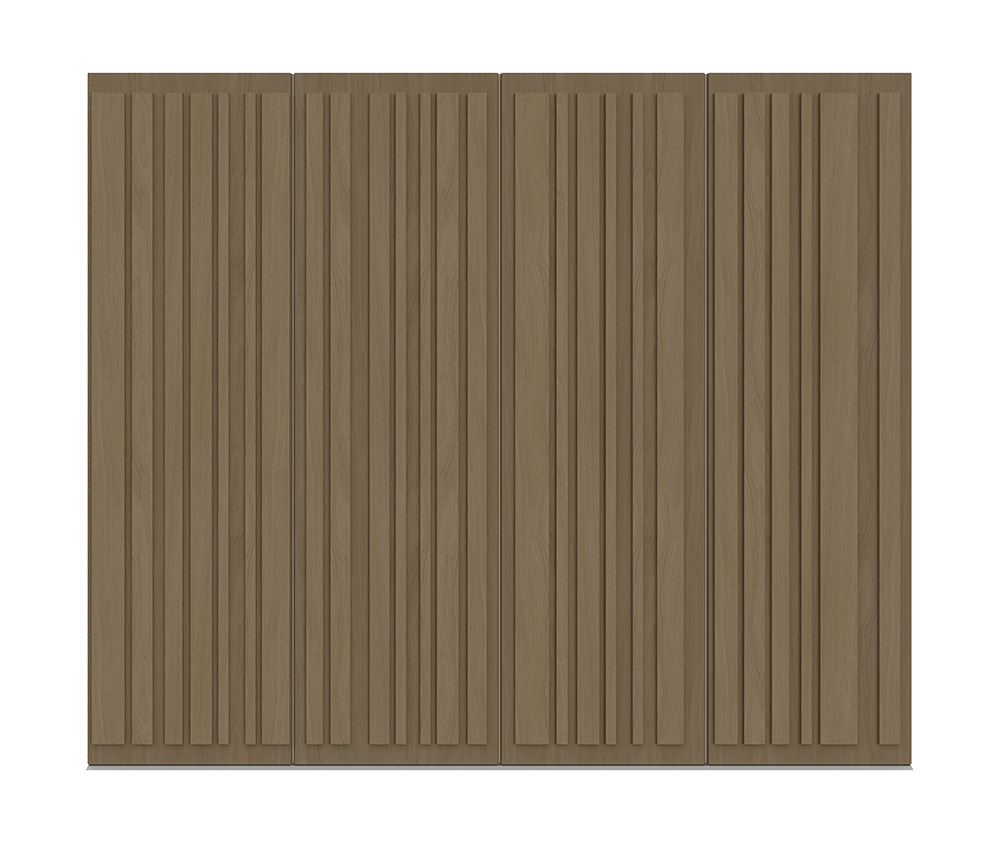 Natural Oak Garage Door - Piano by Deuren