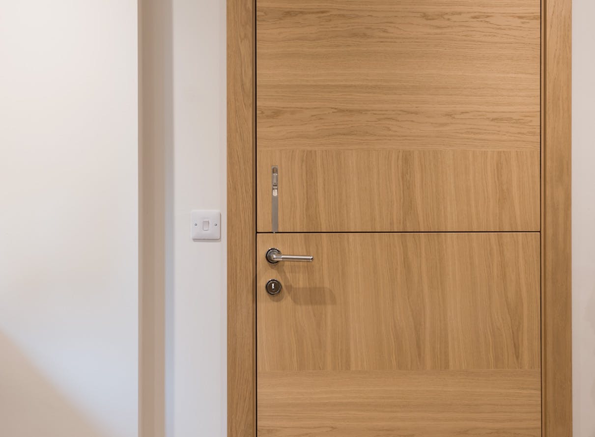 Natural Oak single leaf internal door - Vario 3 by Deuren