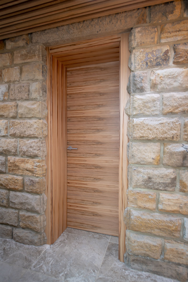 Bespoke Trem H Satin Walnut Internal Door