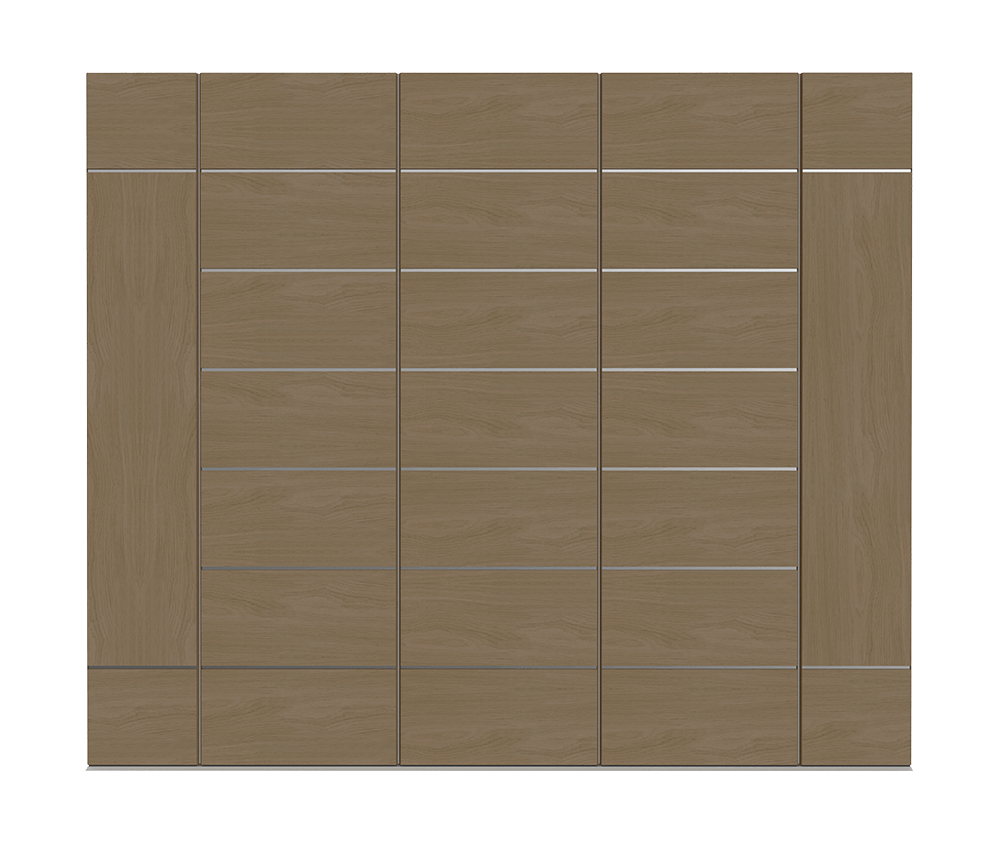 Natural Oak garage door - Versare S by Deuren