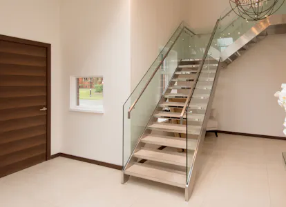 Using dark timber to create beautiful contrast with light walls