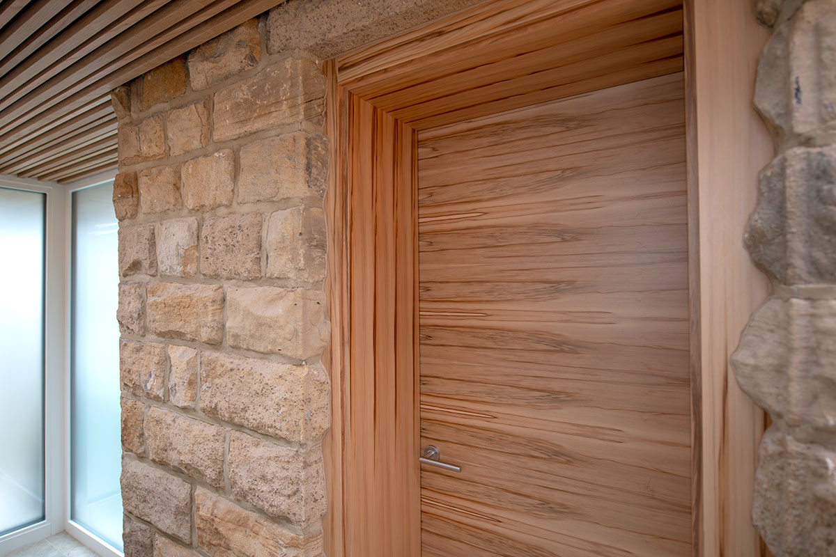 Bespoke Internal Door Trem H Natural Oak
