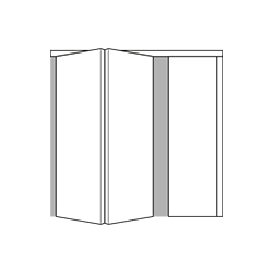 A rendering of internal bi-fold doors