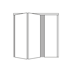 A rendering of internal bi-fold doors