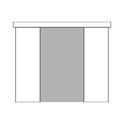 Sliding internal doors