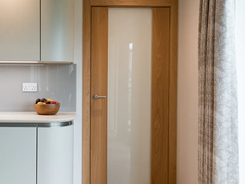 What is the most popular colour for internal doors?