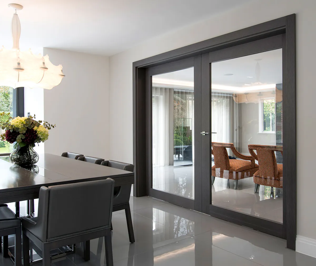 Internal double glass Deuren doors