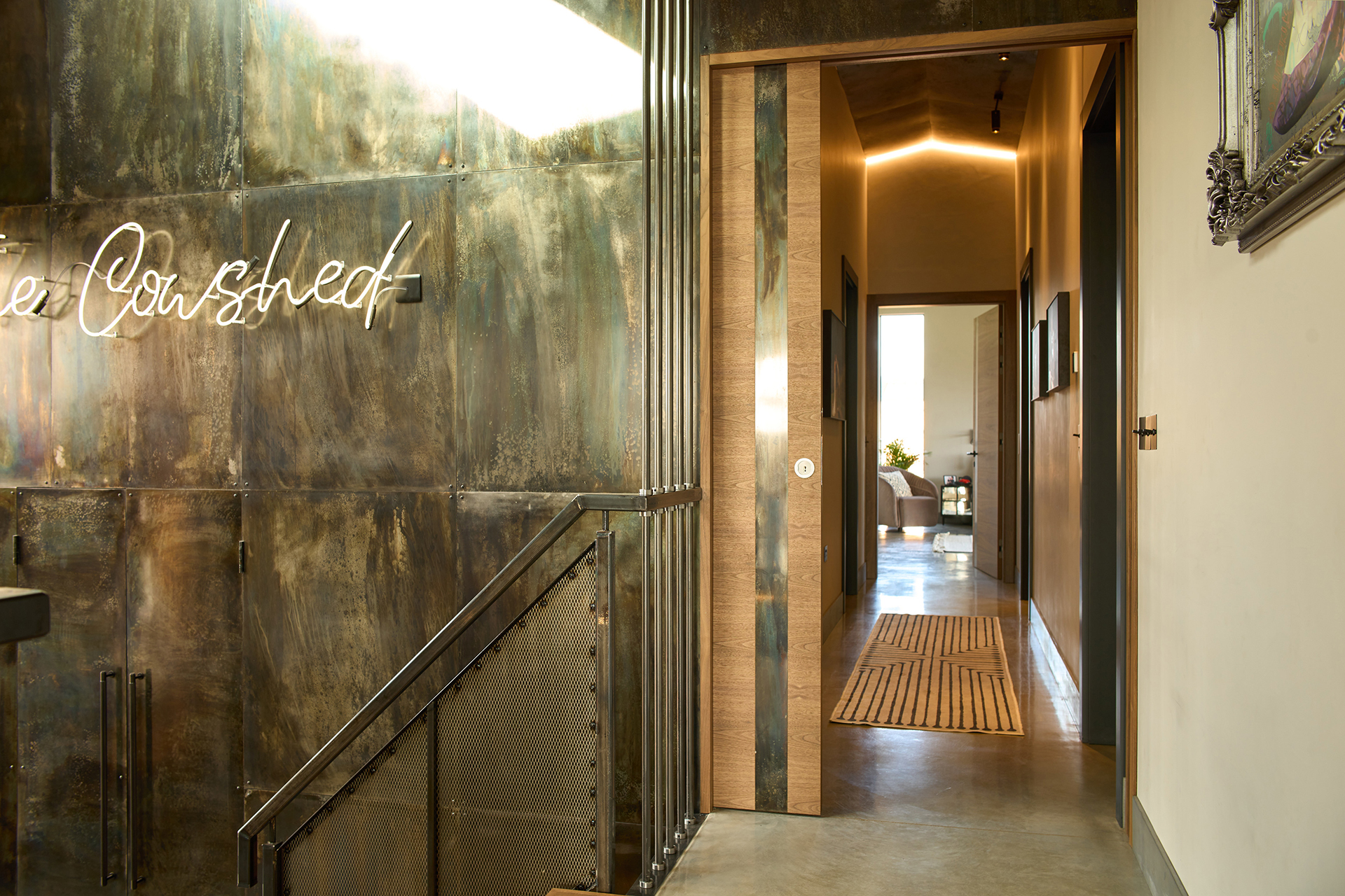 Bespoke Trem H | Walnut Veneer Finish | Pocket Door