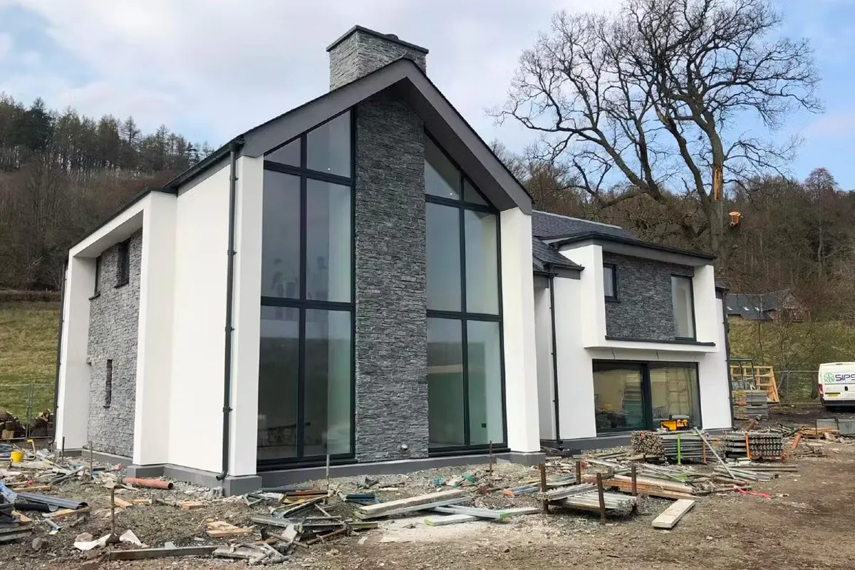 self-build project underway