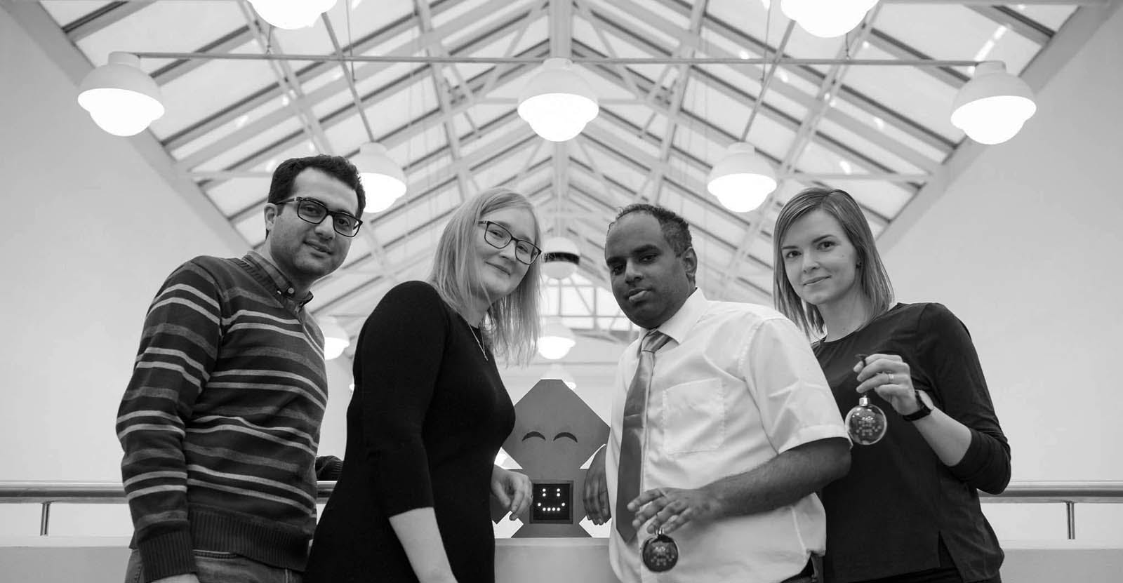 De Vaja class of 2019 - Farzad, Emmi, Rohit & Satu