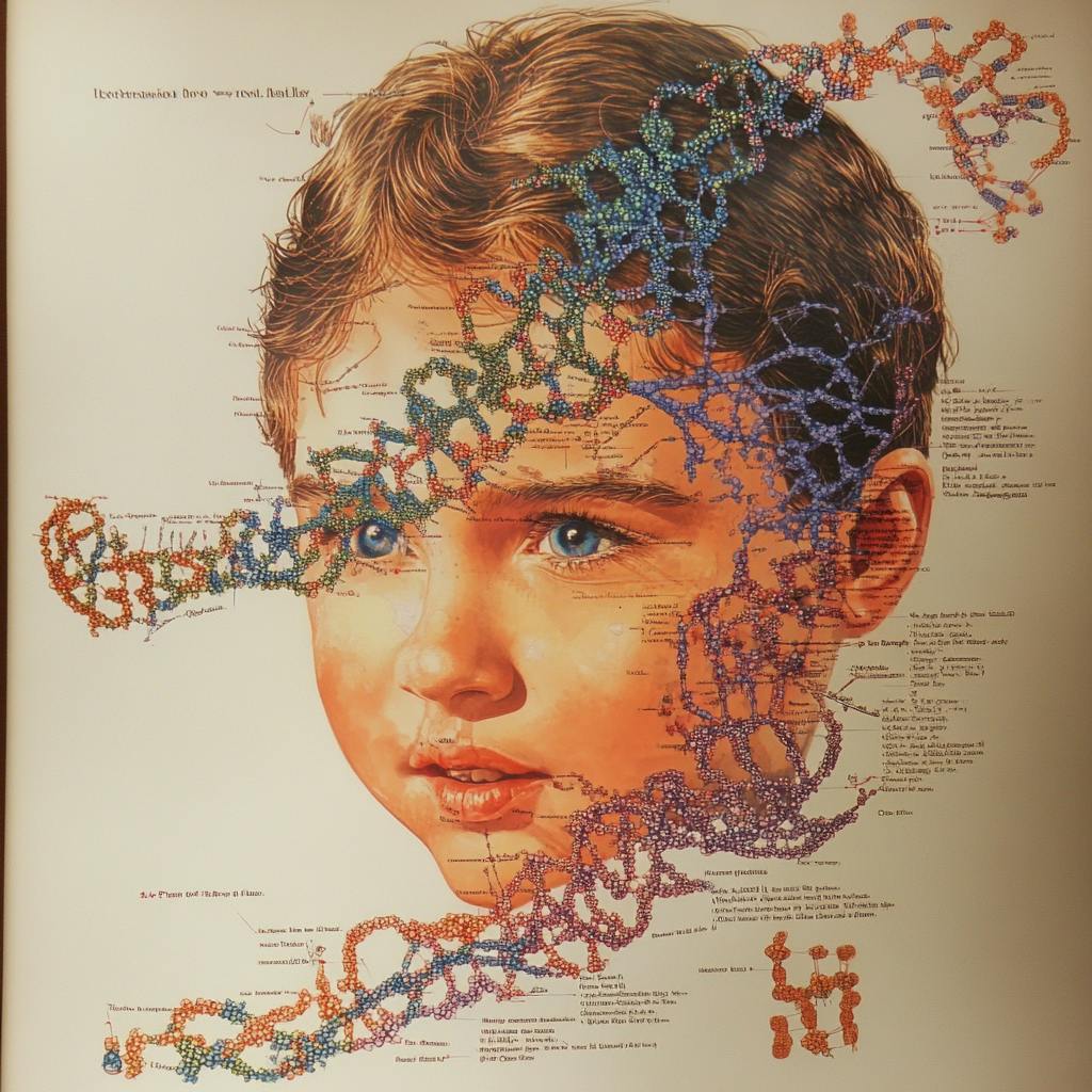 Researchers in a lab working on gene therapy for Angelman Syndrome.