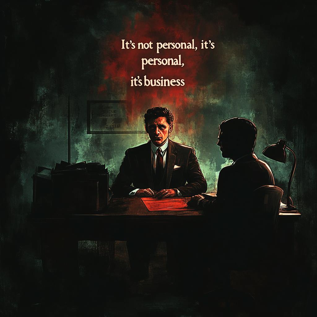 nothing personal meaning