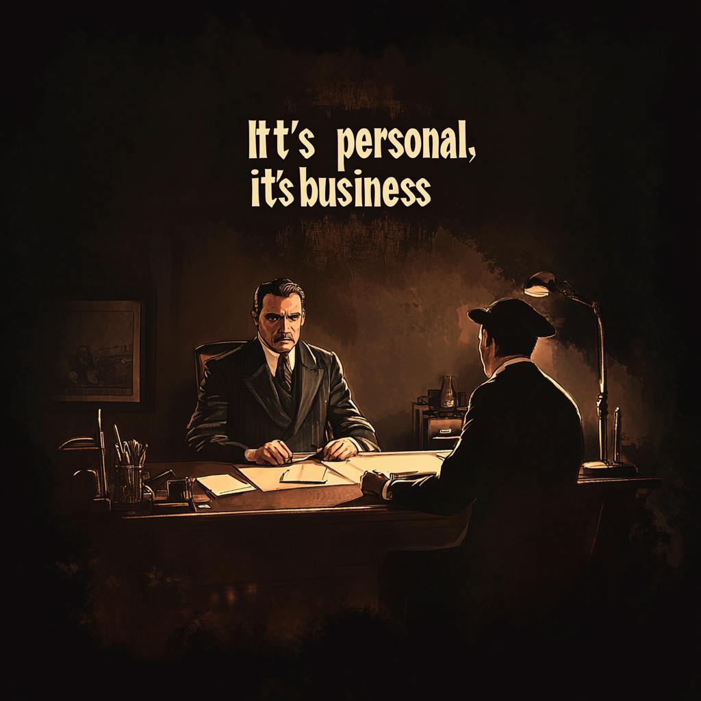 just so you know this isn't personal