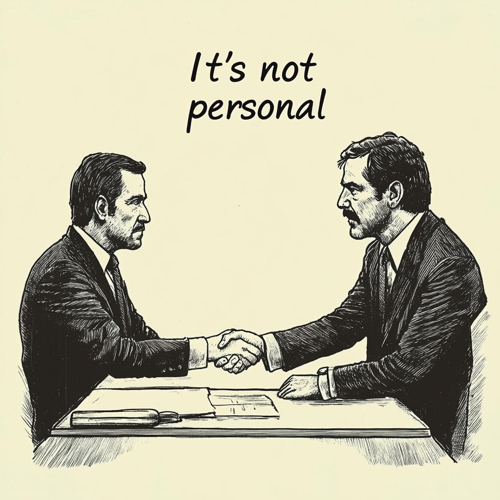 What does "it's personal" mean?