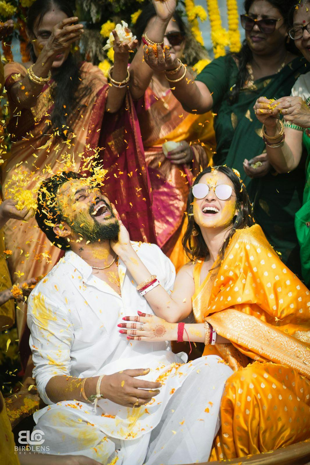 darshana banik and saurav das candid wedding images