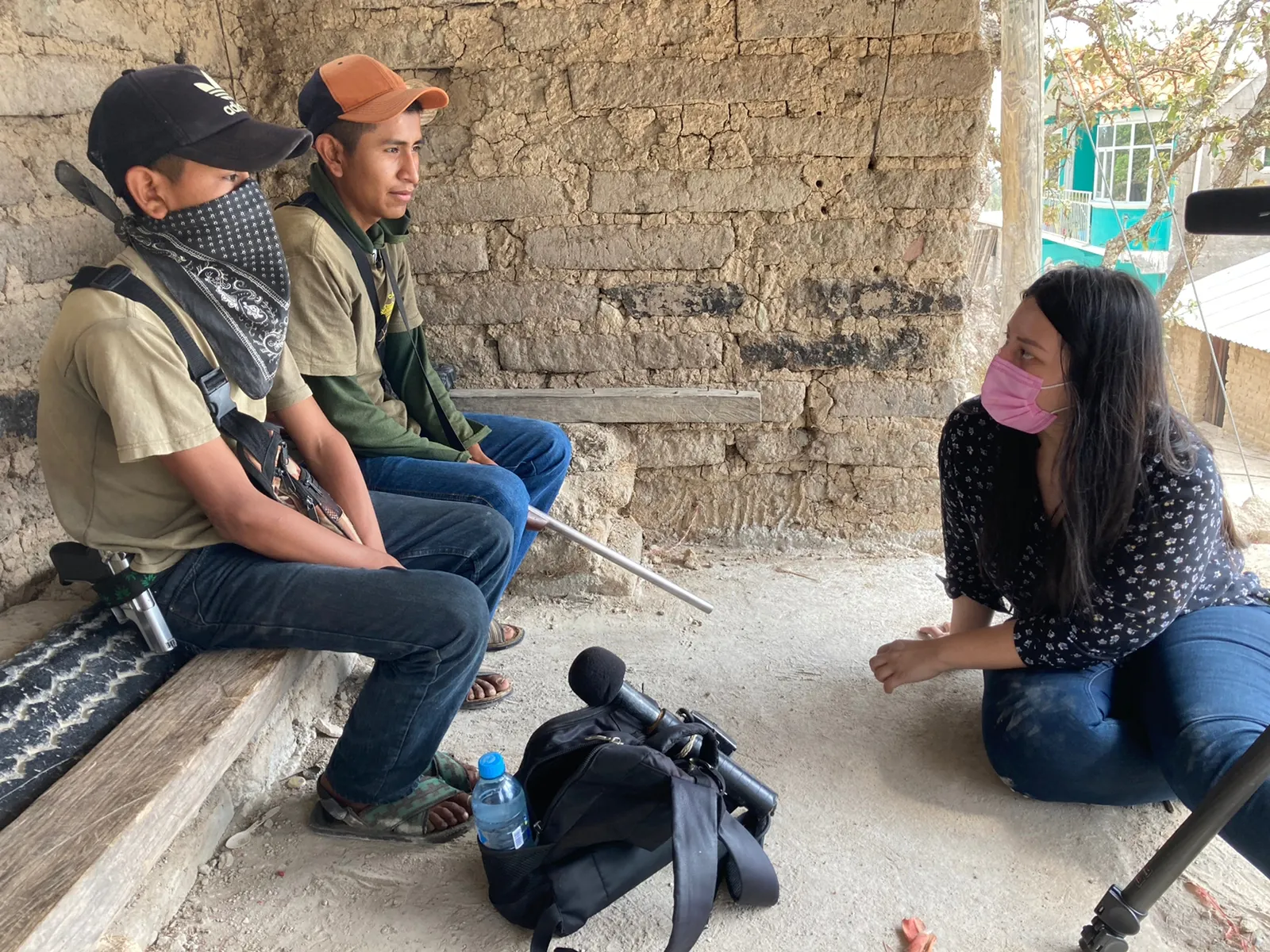 Alicia Mireles en entrevista