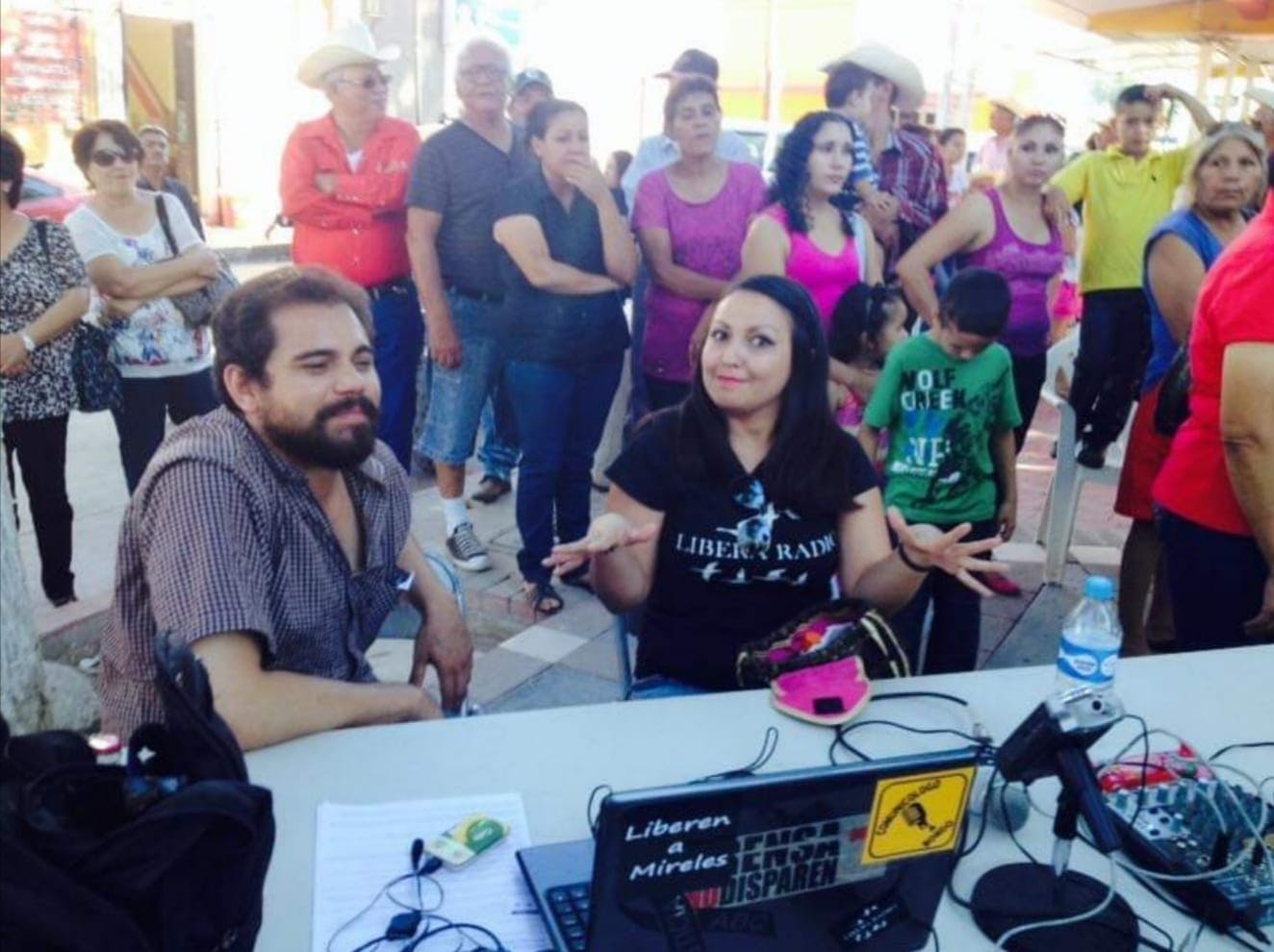 Ismael Meza y Ericka Llaguno.