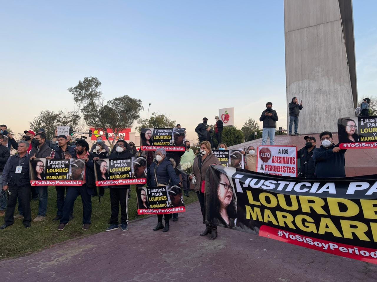 Protesta por violencia contra periodistas en Tijuana
