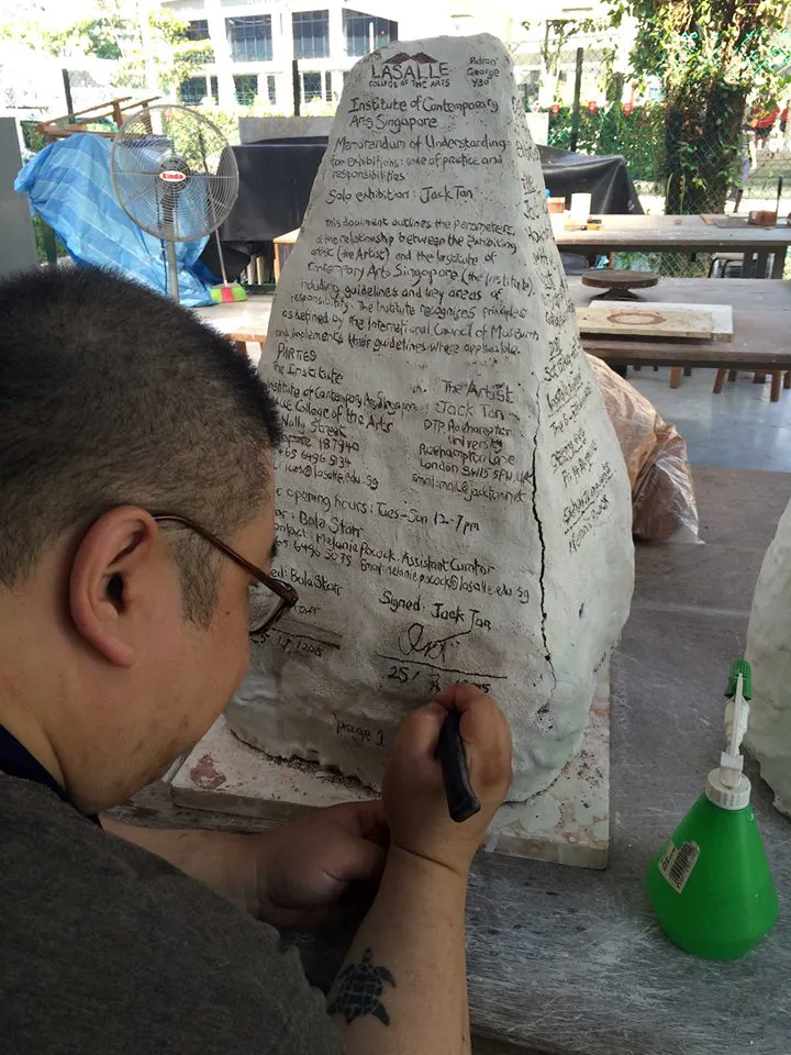 Jack Ky Tan, ‘Hard Copy’ part of How To Do Things With Rules (2015). Institute of Contemporary Arts Singapore.