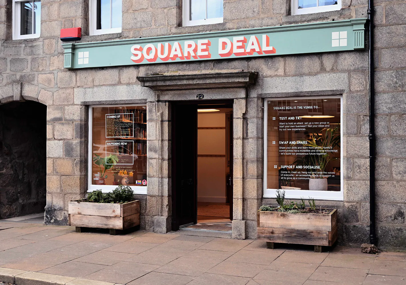 Square Deal community hub (outside)