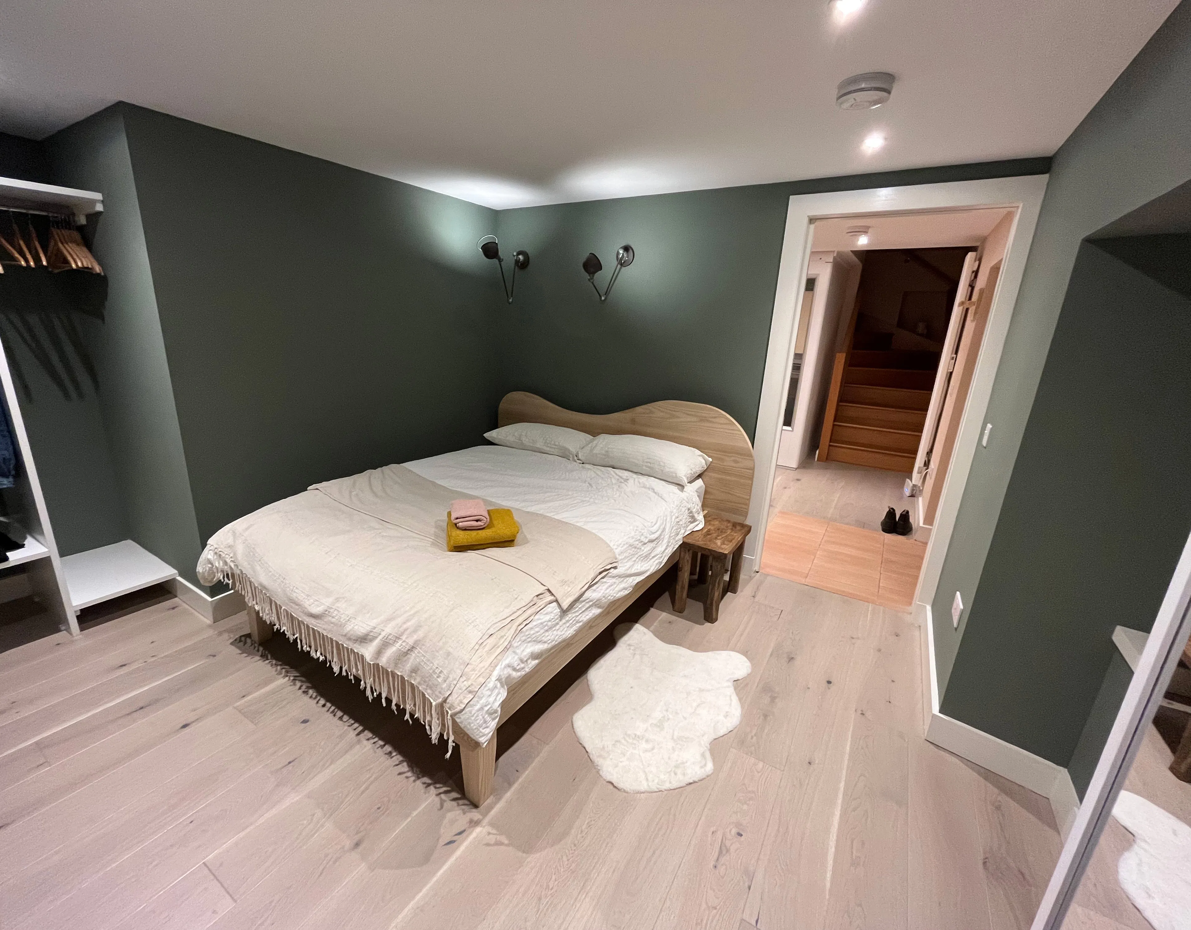 Main bedroom in the Artist's House