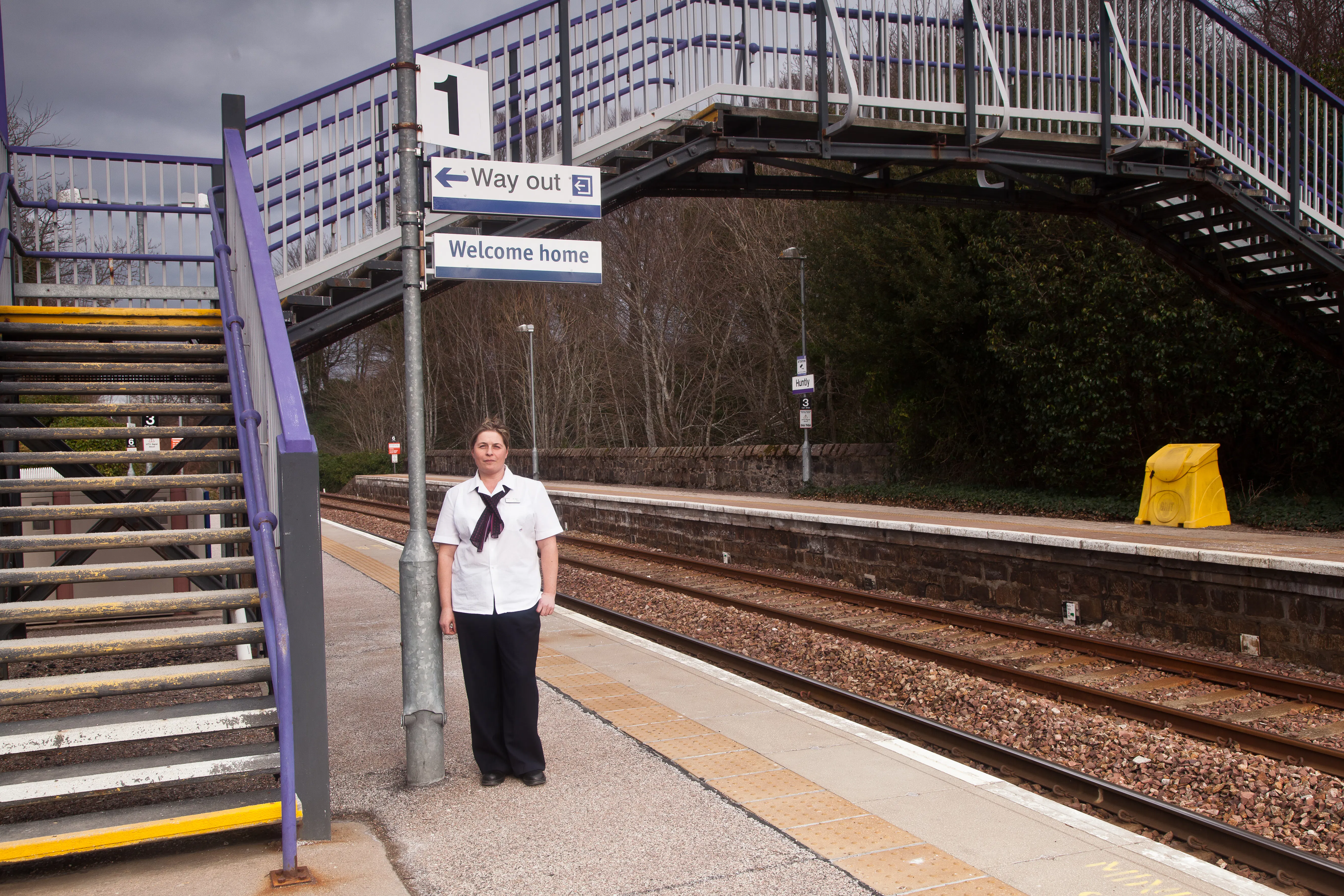 All Hail the Returning Hunter Gatherers, Anthony Schrag + Huntly Train Station