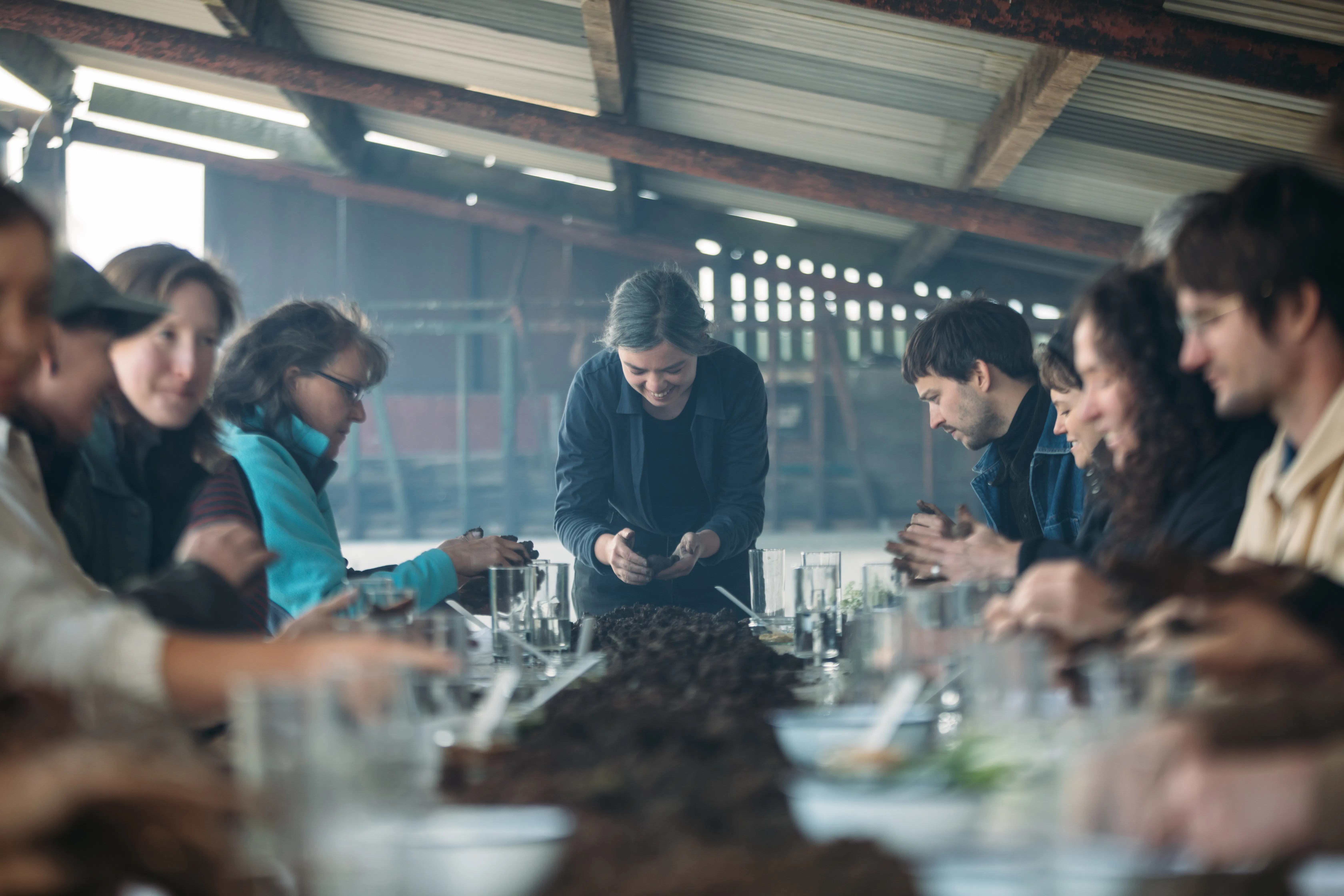 Kawther Luay and Fionn Duffy, Act 3: Clay as part of The Gathering Table (2023). Photo: Jassy Earl