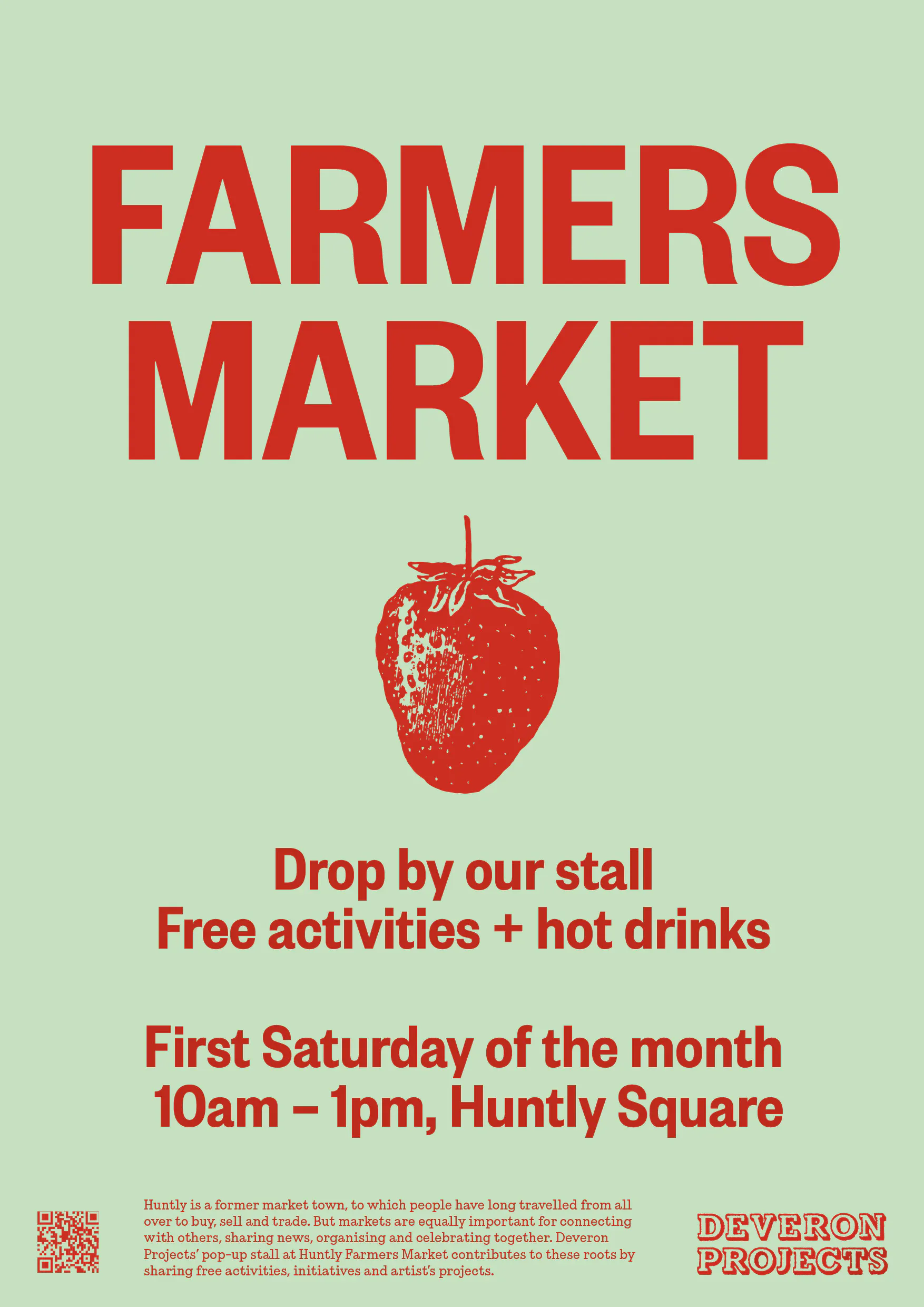 Deveron Projects at Huntly Farmer's Market