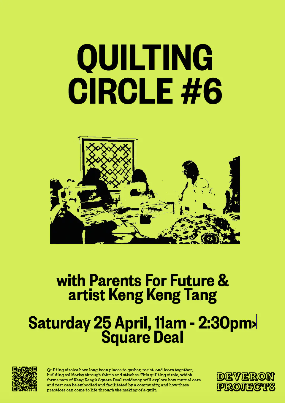 Quilting Circle with Parents for Future and Keng Keng Tang.
