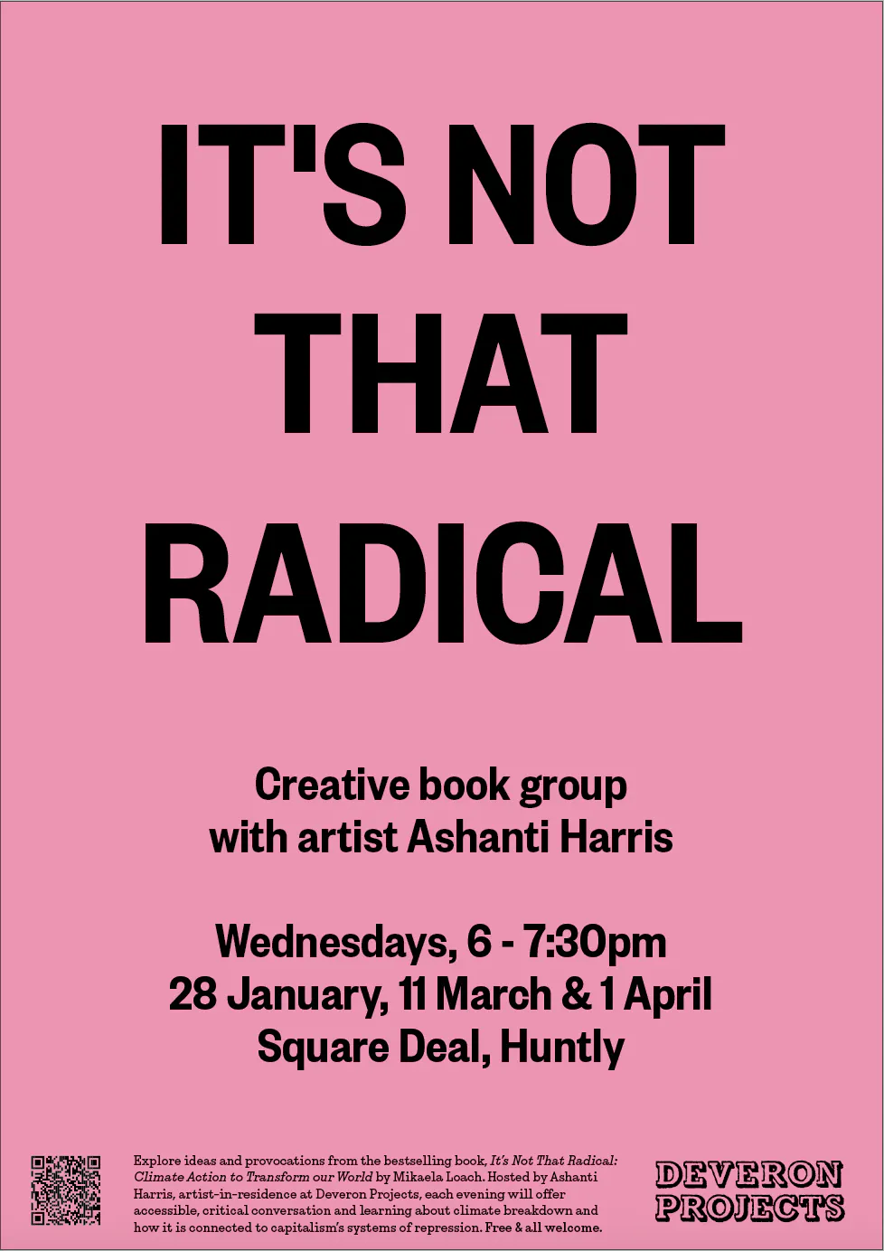 It's Not That Radical, creative book group with artist Ashanti Harris