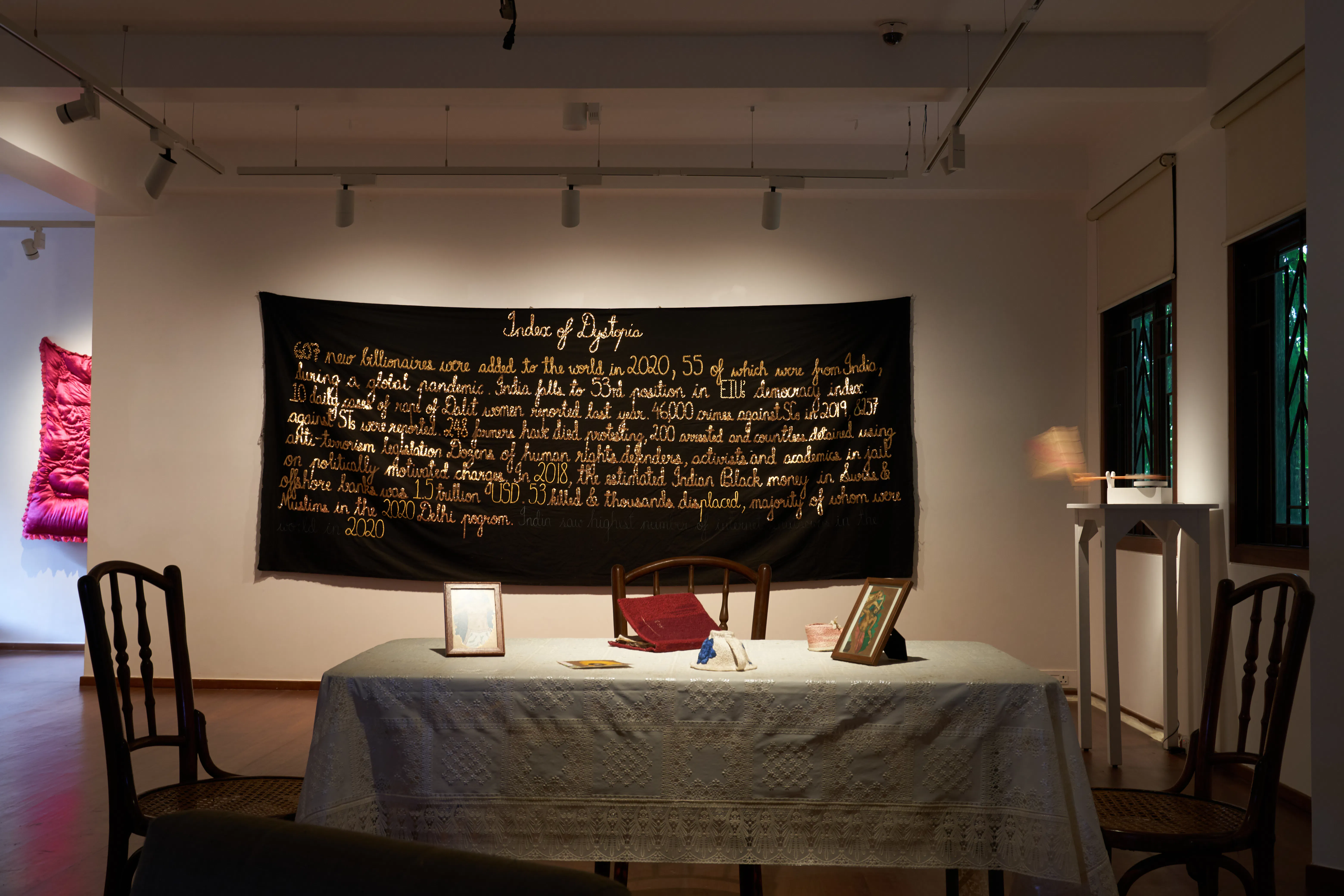 Rah Naqvi, index of dystopia (2021), Tarq Mumbai. Photo: Tarq Mumbai. Image courtesy of the artist.