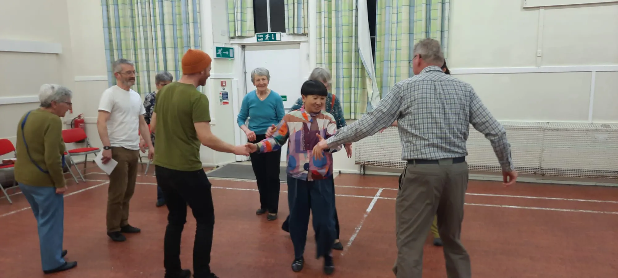 Rehearsing the Quilt Dance with Huntly Scottish Country Dancing Club (2026)