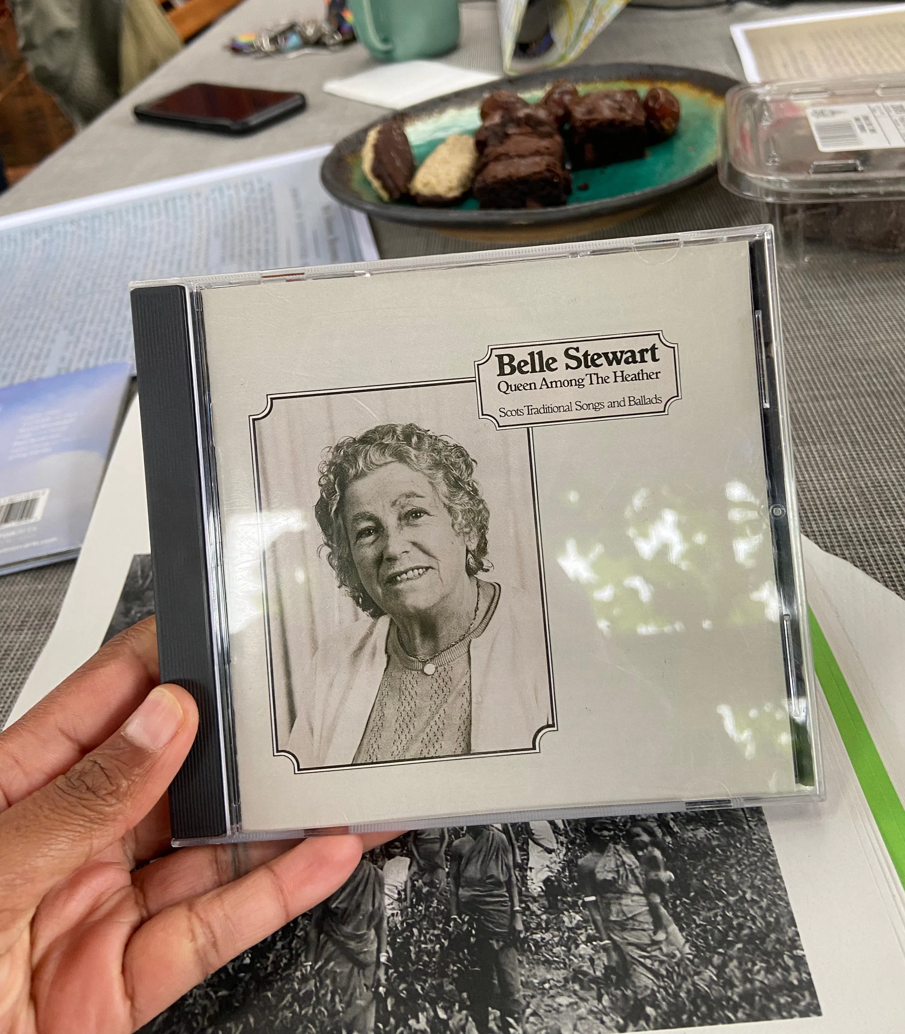 Belle Stewart CD at Ron Brander's house (2026)