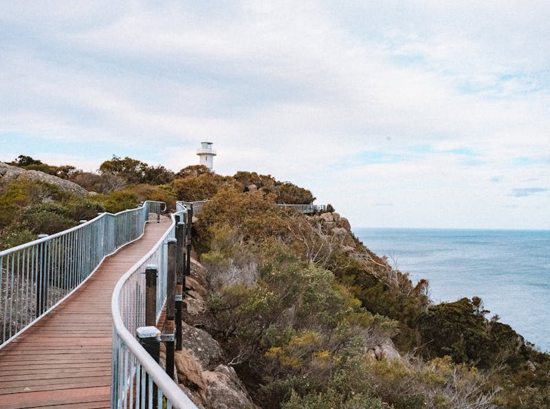 Lighthouse at Wineglass Bay
