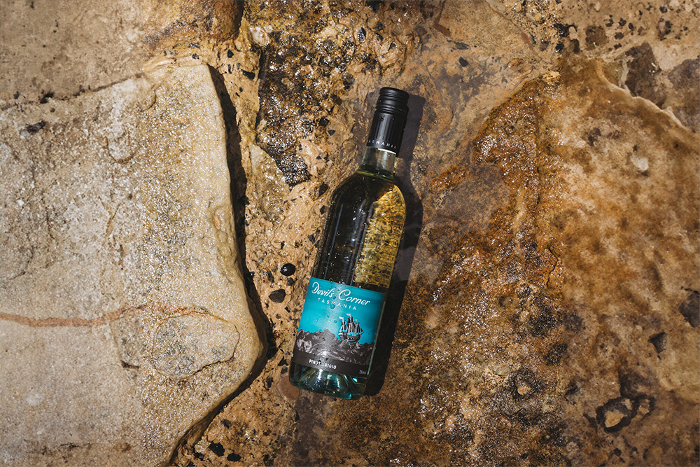 Bottle of Pinot Grigio White Wine from Tasmania's Devil's Corner Winery