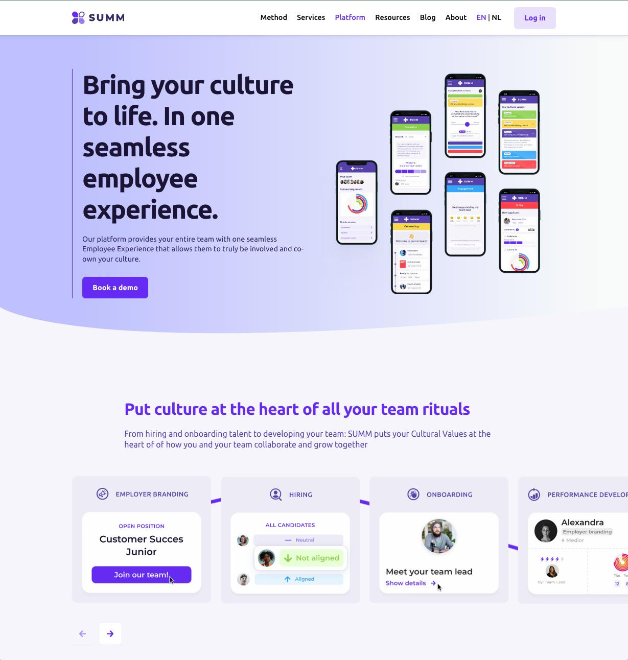 GetSumm Platform Page