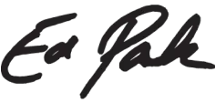 Ed Park signature