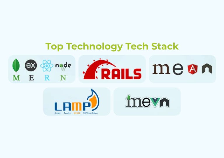 Top technology tech stack such as LAMP, MEAN, RAILS, MERN