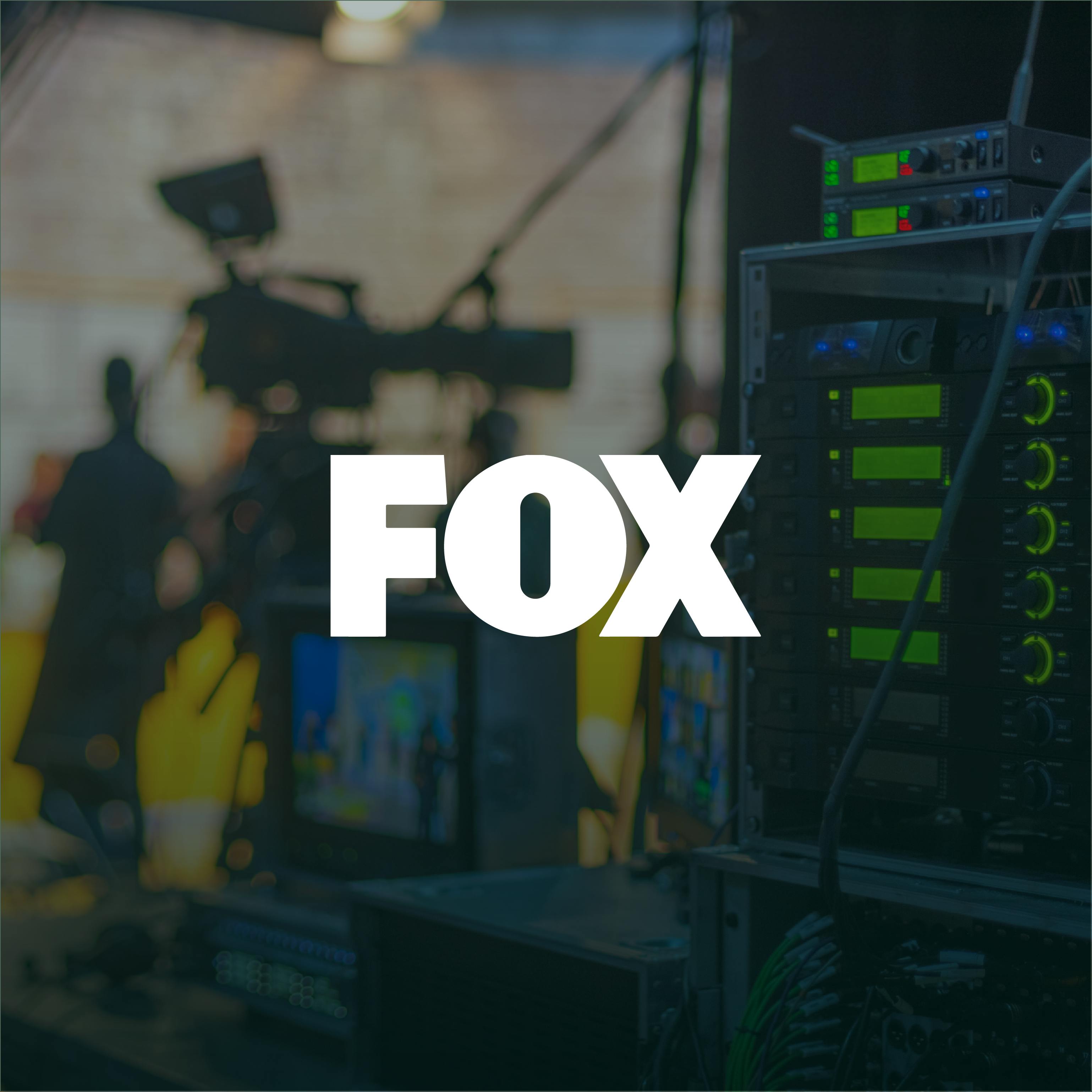 TV studio equipment and crew