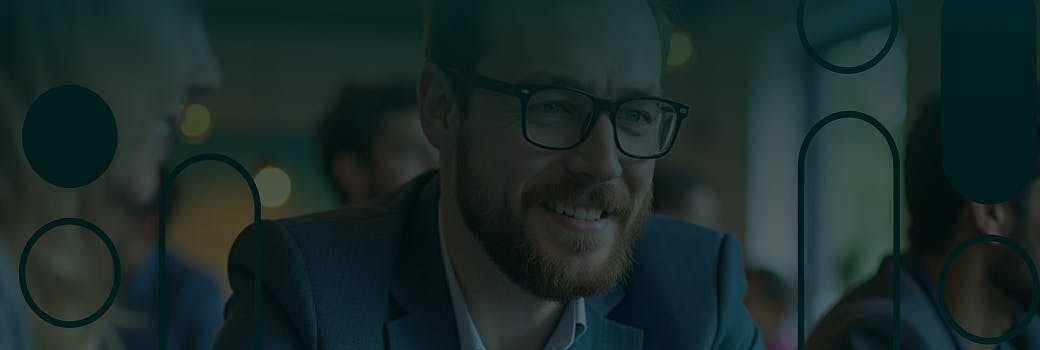 men with glasses with green filter