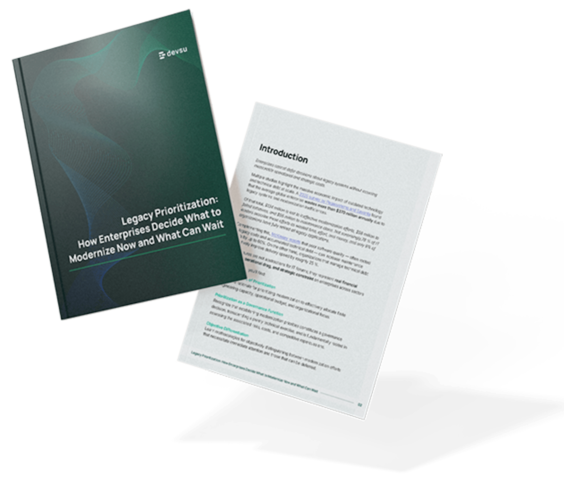 Legacy apps brochure for prioritization