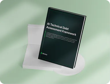 AI tech debt Ebook, standing
