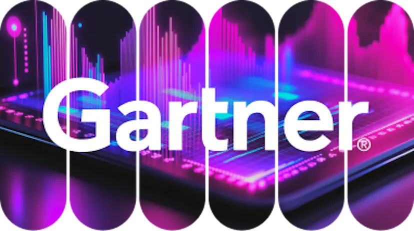 Gartner on purple logo 