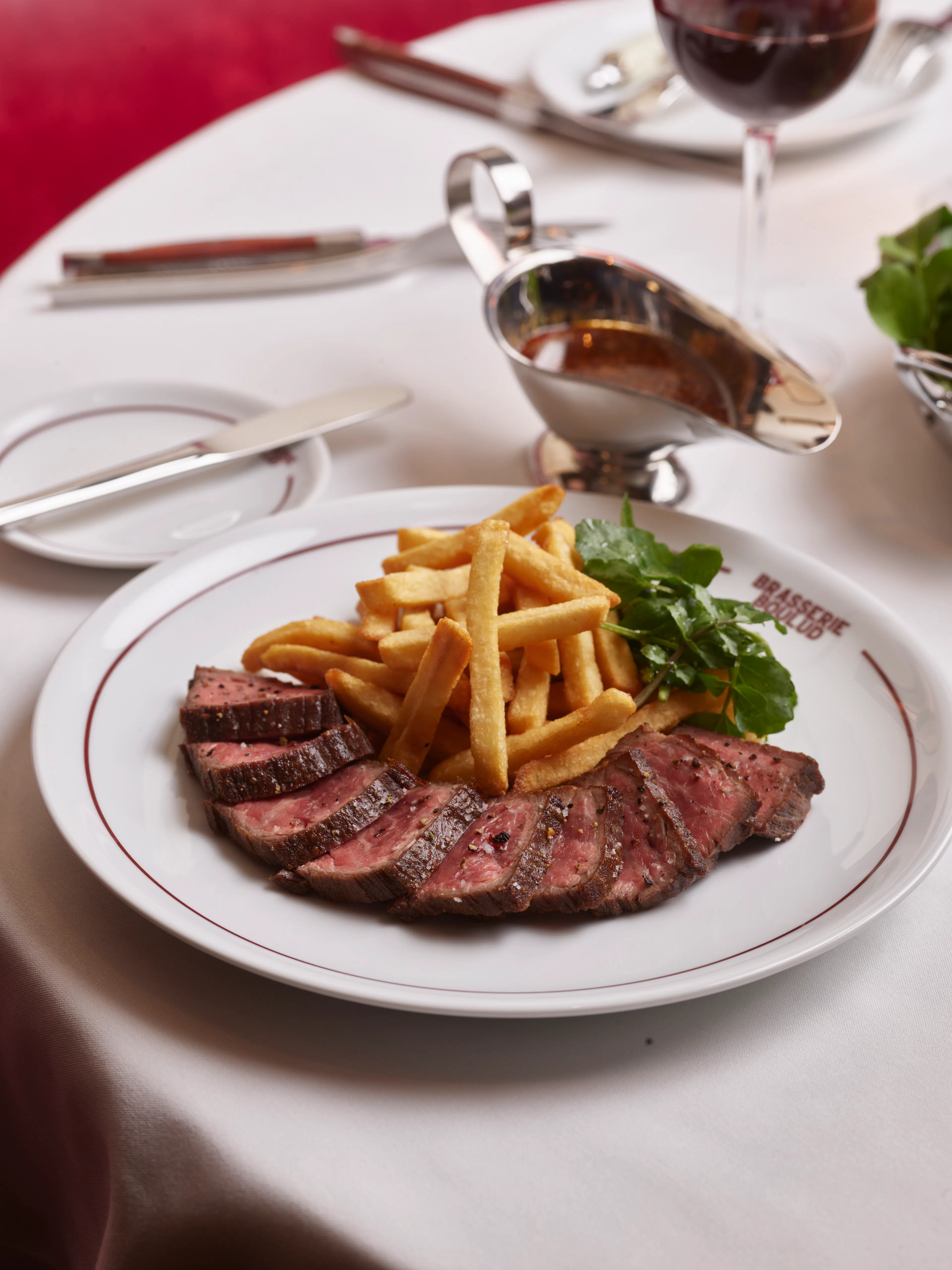 Steak Frites at Brasserie Boulud