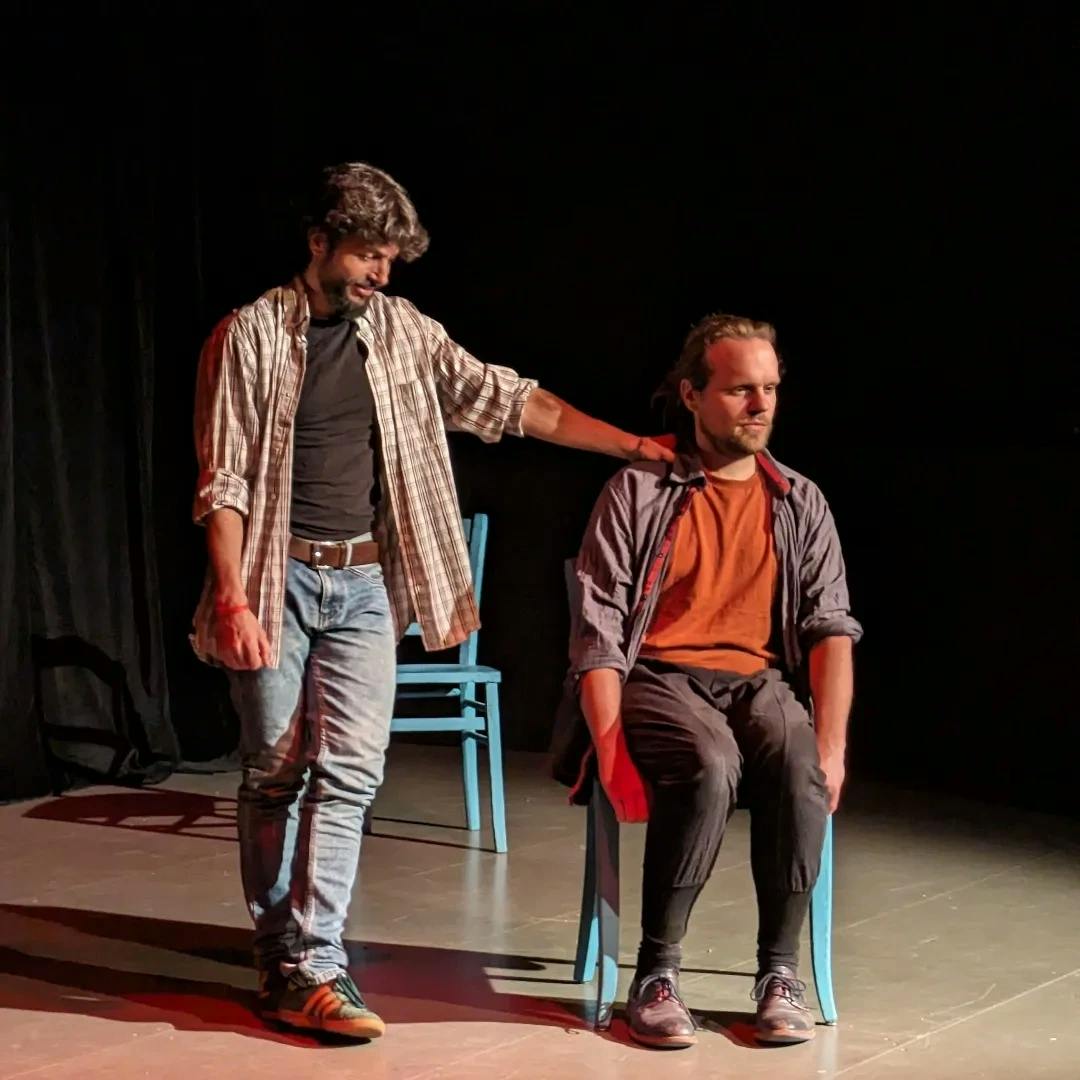 Improv comedy show in Berlin.