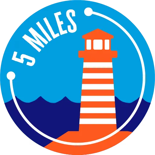 5 miles